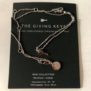 NWOT Mini Key Necklace